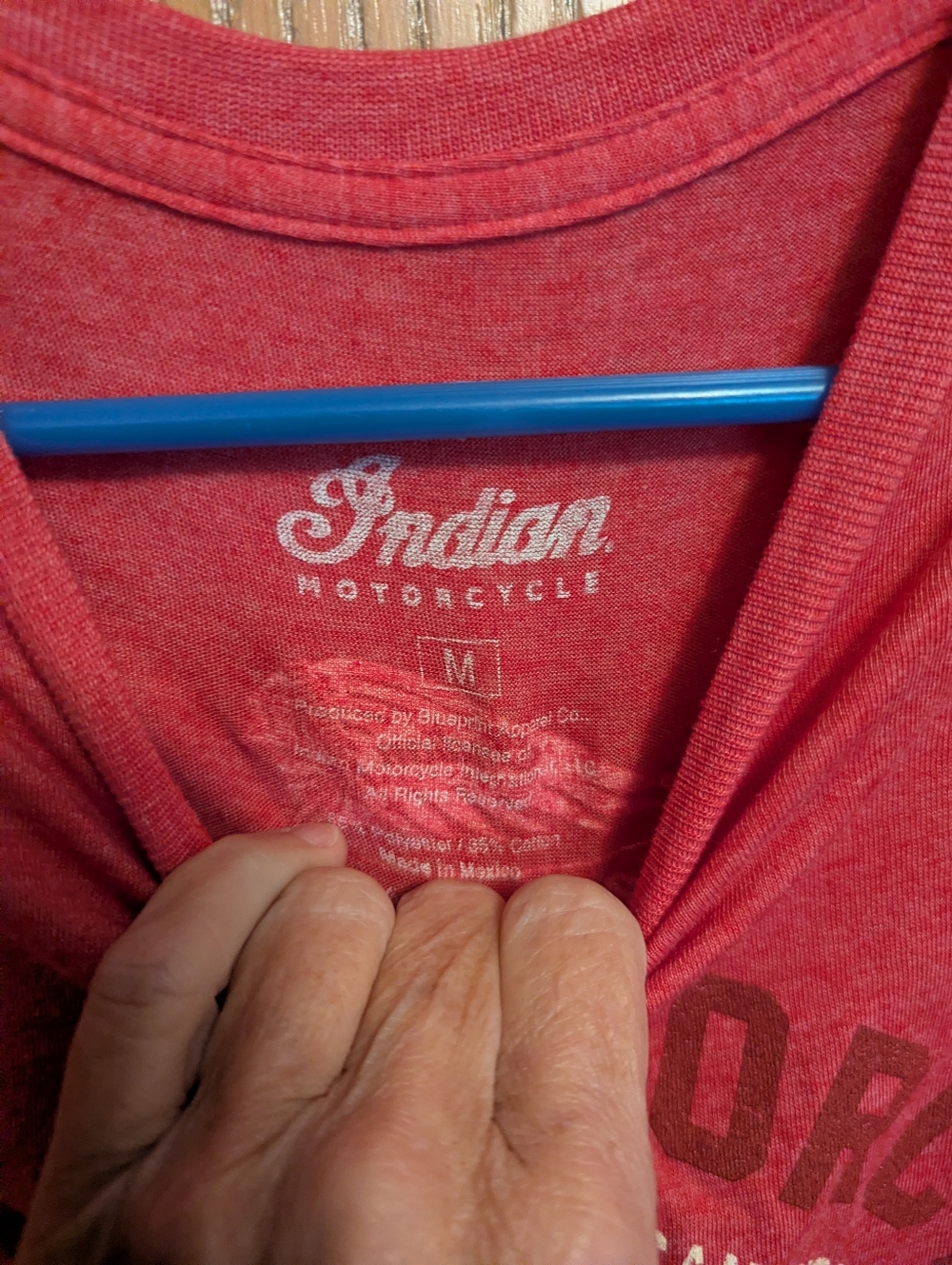 Indian Motorcycle Las Vegas Red Graphic T‑Shirt - Picture 2 of 3